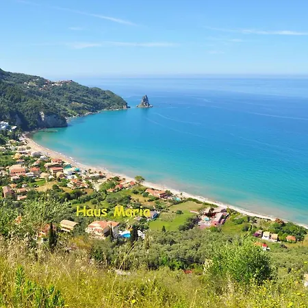 Maria With Amazing Pool - Agios Gordios Апартаменты *